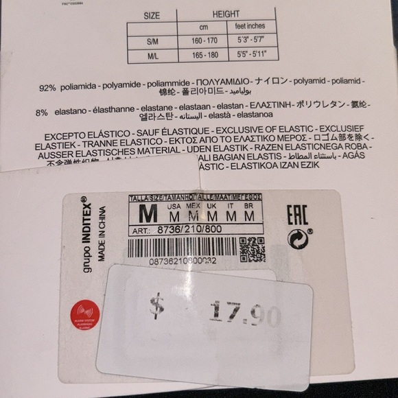 Zara black tights/hosiery - Picture 4 of 4